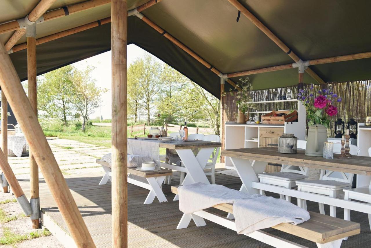 Smuk Lytse Bell Tent Echtenerbrug Exterior photo